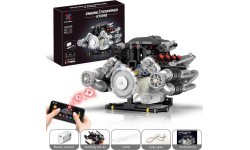 Konstruktors Motors ar USB un gaismu, 689 daļas