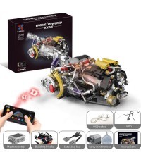 Set of bricks Motor with USB,Light and Smoke 1394el.