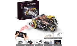 Konstruktors Motors ar USB, gaismu un dūmiem 1394 gab.