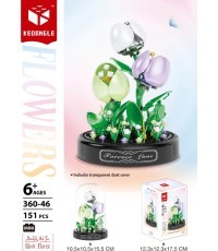 Blossom set with lampshade 151el.