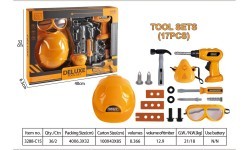 Набор инструментов DIY желтый + шлем