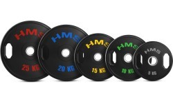 TOG RUBBERIZING OLYMPIC PLATES HMS - 2x10kg - TOG RUBBERIZING OLYMPIC PLATES HMS