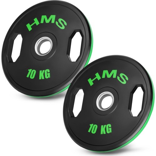 TOG RUBBERIZING OLYMPIC PLATES HMS - 2x10kg - TOG RUBBERIZING OLYMPIC PLATES HMS