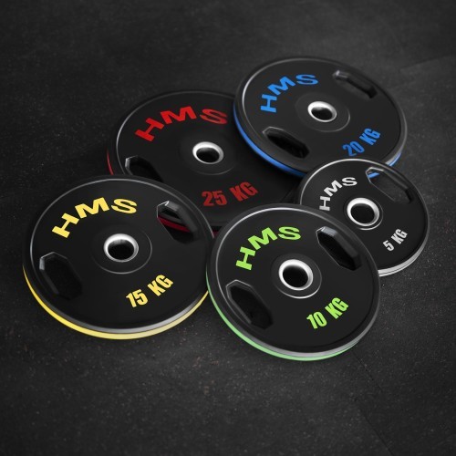 TOG RUBBERIZING OLYMPIC PLATES HMS - 2x10kg - TOG RUBBERIZING OLYMPIC PLATES HMS