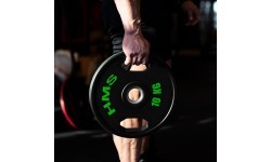 TOG RUBBERIZING OLYMPIC PLATES HMS - 2x10kg - TOG RUBBERIZING OLYMPIC PLATES HMS