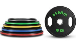 Gumijoti olimpiskie svaru diski TOG HMS - 2x10kg - TOG RUBBERIZING OLYMPIC PLATES HMS