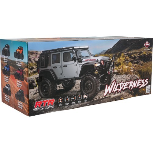 Tālvadības automašīna Wilderness RTR 1:10, melna