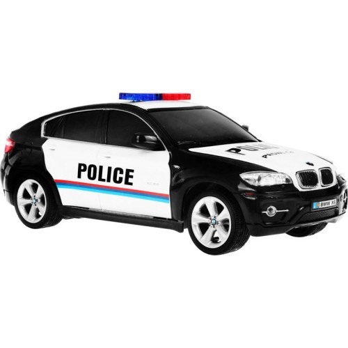 1:24 R/C Licensed police car Bmw X 6 Black Police