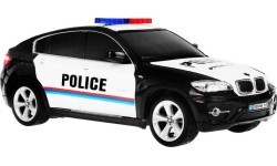 1:24 R/C Licensed police car Bmw X 6 Black Police