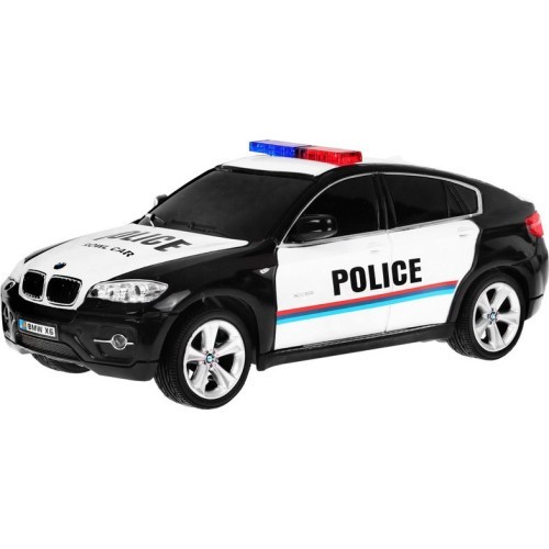 Радиоуправляемый полицейский автомобиль BMW X6 чёрный 1:24