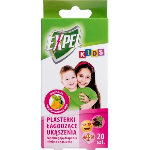 Expel patches for children to soothe bites