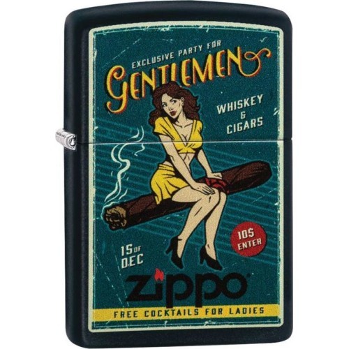 Zippo cigāru un meitenes šķiltavas