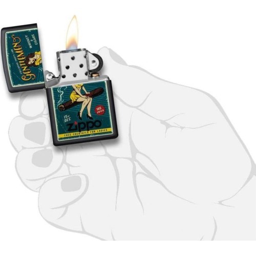 Zippo cigāru un meitenes šķiltavas