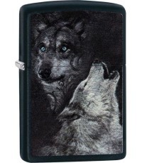 Zippo šķiltavas „Pair of Wolves“