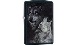 Zippo šķiltavas „Pair of Wolves“