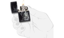 Zippo šķiltavas „Pair of Wolves“