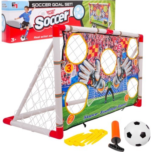 MEGA futbola vārti ar paklāju