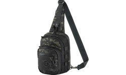 M-Tac Cross Bag Slim Elite Hex soma, kamuflāža/melns