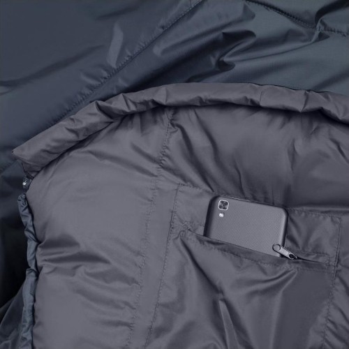Спальный мешок Alpinus Fiber Pro 1100, левый, серый