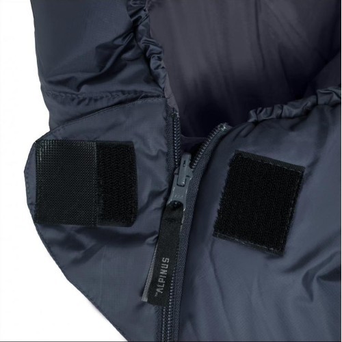 Спальный мешок Alpinus Fiber Pro 1100, левый, серый