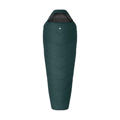 Спальный мешок Alpinus Fiber Pro 800, правый, зелёный