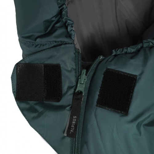 Alpinus Fiber Pro 800 Sleeping Bag Right, Green