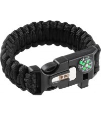 Bran M-Tac Paracord with Chair,Kompa and Gwi, black