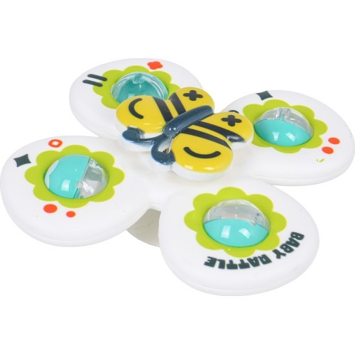 3in1 Ladybug, Butterfly, Bee Spinner Set