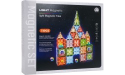 3D magnētisko klucīšu komplekts ar apgaismojumu, 75 gab.