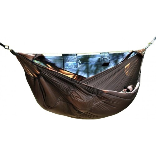 Šūpuļtīkls Flyhamak OutDoor II XL, tumši olīvzaļš