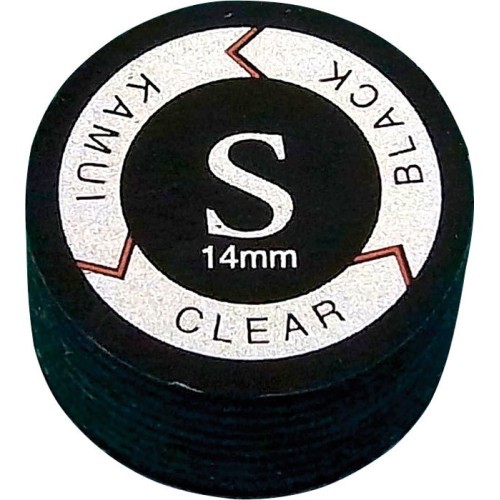 Наклейка для бильярдного кия KamuiClear Black, мягкая, 14мм