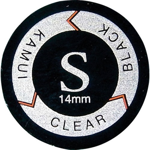 Наклейка для бильярдного кия KamuiClear Black, мягкая, 14мм