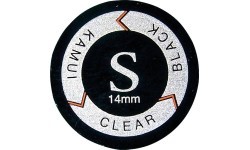 KamuiClear Black Cue Tip Soft 14mm