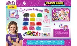 Rubber Bracelet Braiding Kit + Accessories