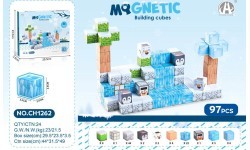 Magnetic Cubes Set, Magnetic bricks 97el.