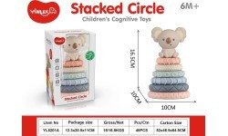 Coloured Sensory Pyramid Koala