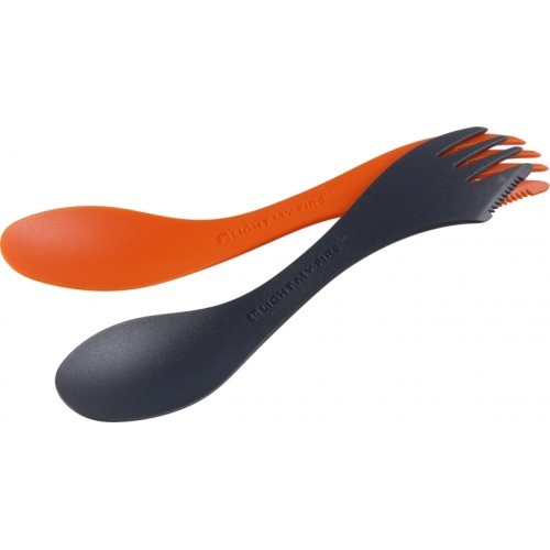 Spork M BIO tūrisma galda piederums, 2 gab., oranžs/melns