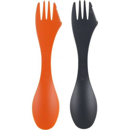 Spork M BIO tūrisma galda piederums, 2 gab., oranžs/melns