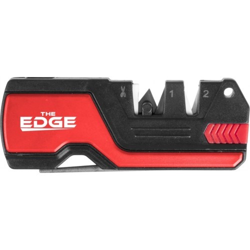 Точилка для ножей THE EDGE bushSHARP, красная + кремень