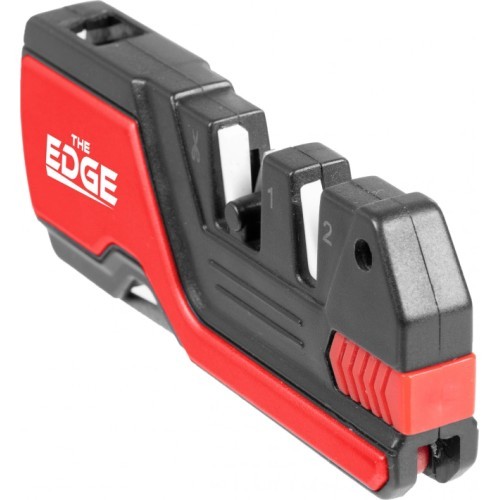 THE EDGE bushSHARP knife sharpener red + flint