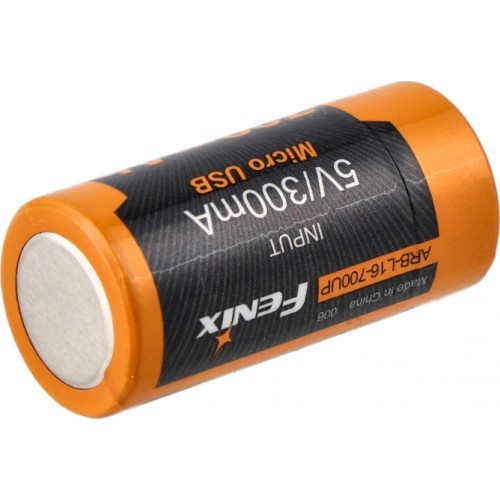 Fenix USB Rechargeable Battery ARB-L16UP (16340 RCR123 700m