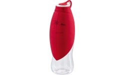 Silicone Bottle Hunter Letter 550ml, with a Bowl, Red