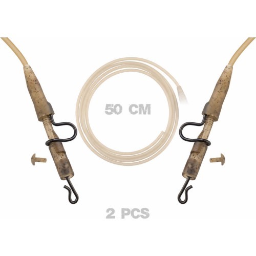 ZFISH Heavy Duty Lead Clip with Tube & QC 2pcs