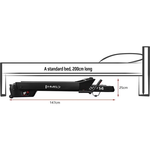 Elektriskais skrejceliņš HMS Loop14 Black