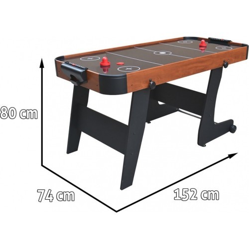 Gaisa hokeja galds 152x74x80 cm