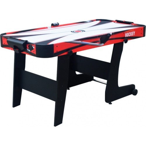 Gaisa hokeja galds AirHockey, sarkans, 152x74x80 cm