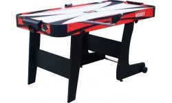 Аэрохоккей AirHockey, красный, 152x74x80 см