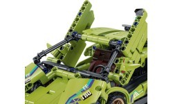 Конструктор спортивный автомобиль, зелёный, 470 деталей
