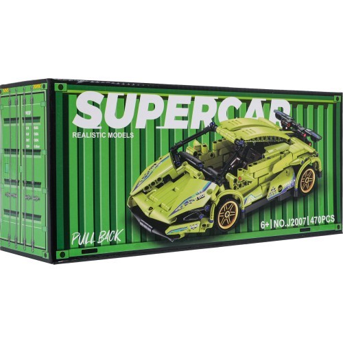 Sports Car Brick Set Green 470pcs.