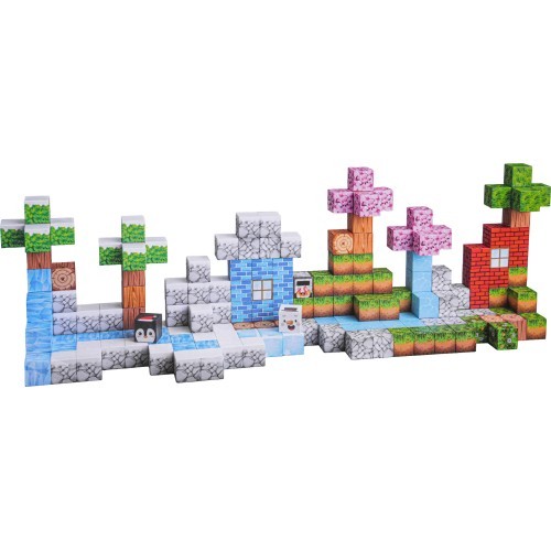 Set of Magnetic Cubes, Blocks, 384 pcs.